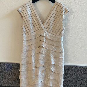 Adrianna Papell Evening Dress -gorgeous champagne color